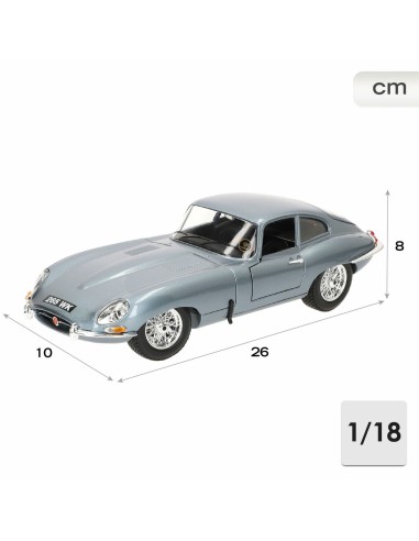 Car Bburago GT-Jaguar "E" Coupe (1961) 1:18