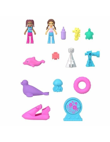 Baby Doll with Accessories Polly Pocket Dolphin Rescue
