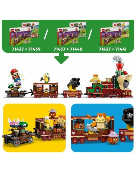Construction set Lego 71437 Bowser's Express Train Multicolour 1392 Pieces