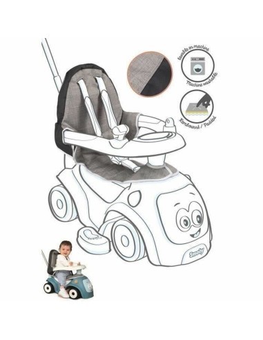 Tricycle Smoby Grey