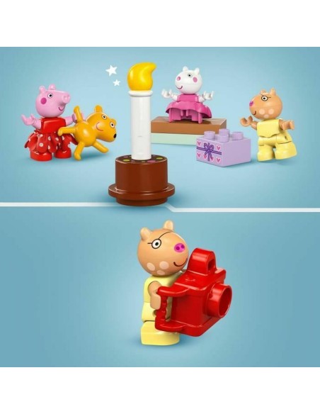 Construction set Lego 10433 Peppa Pig's Birthday Party Multicolour 59 Pieces