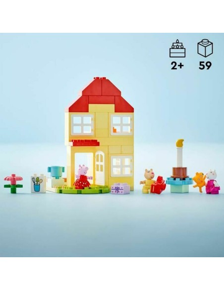 Construction set Lego 10433 Peppa Pig's Birthday Party Multicolour 59 Pieces