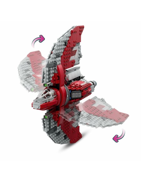 Construction set Lego Star Wars 75362 Ahsoka Tano's T6 Jedi Shuttle Multicolour 599 Pieces