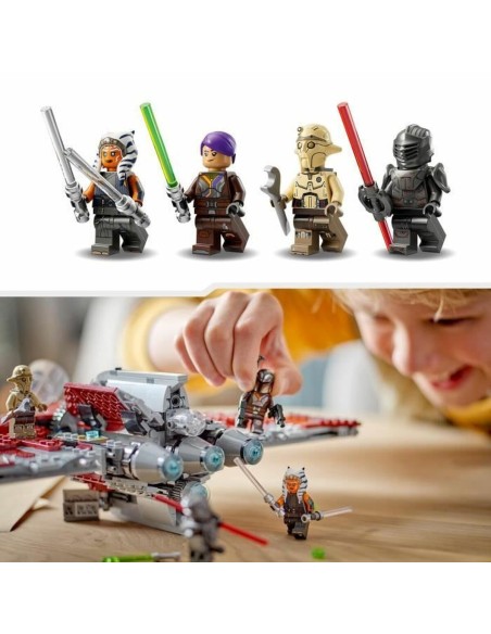 Construction set Lego Star Wars 75362 Ahsoka Tano's T6 Jedi Shuttle Multicolour 599 Pieces