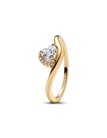 Ladies' Ring Pandora 163660C01-56 Golden 16