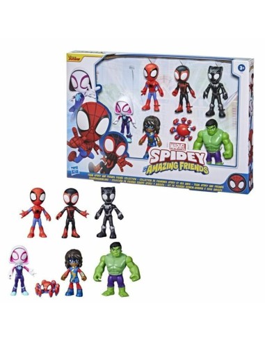 Playset Hasbro Caja coleccionable de 7 figuras de Spidey