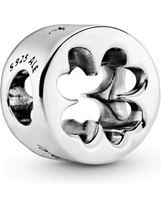 Woman's charm link Pandora LUCK & COURAGE FOUR-LEAF CLOVER