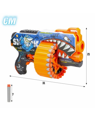 Dart Gun Colorbaby 31 x 21 x 14 cm 4 Units
