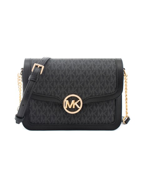 Shoulder Bag Michael Kors Leida Black 23 x 16 x 7 cm