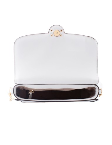 Shoulder Bag Michael Kors Leida White 23 x 16 x 7 cm