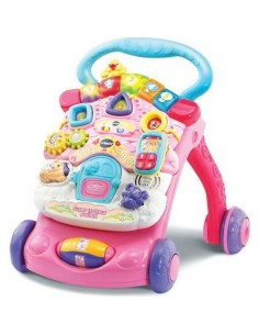 Tricycle Vtech Super Trotteur Parlant 2 En 1 Rose Pink