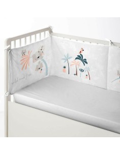Cot protector Cool Kids Wild And Free (60 x 60 x 60 + 40 cm) 2