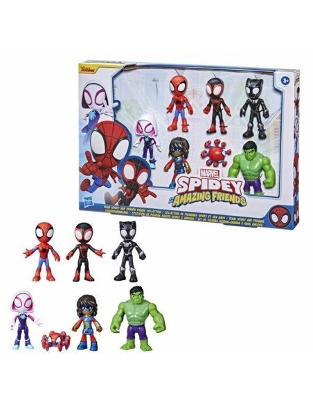 Playset Hasbro Caja coleccionable de 7 figuras de Spidey