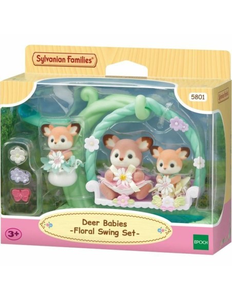 Jointed Figure Sylvanian Families Ciervo bebé y columpio animals