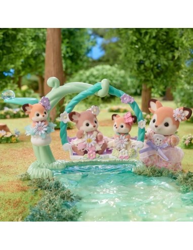 Jointed Figure Sylvanian Families Ciervo bebé y columpio animals