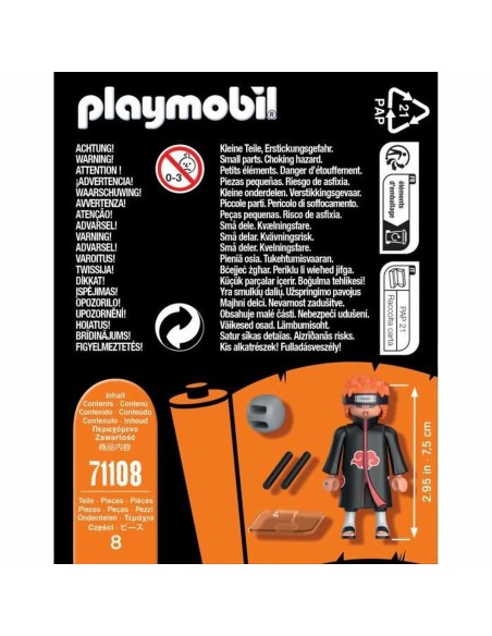 Action Figure Playmobil Pain 8 Pieces