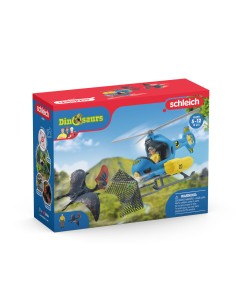 Helicopter Schleich Dinosaurs + 5 Years 19 Pieces 2