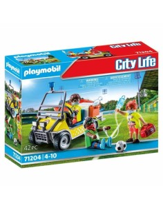 Vehicle Playset Playmobil 71204 Footballer 42 Pieces