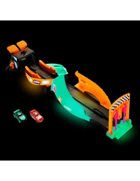 Launcher Track Mattel Glow Racers Glow in the dark