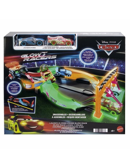 Launcher Track Mattel Glow Racers Glow in the dark