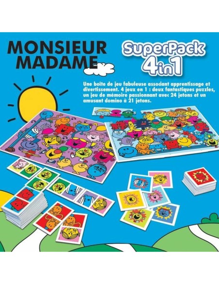 Educational Game Educa Monsieur Madame