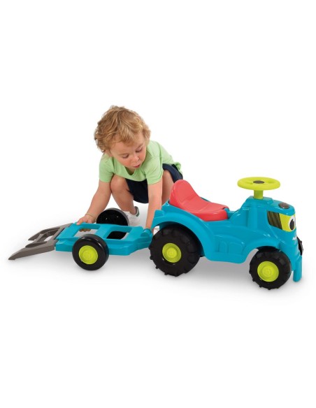Tricycle Ecoiffier Trailer Tractor Extractor Trailer