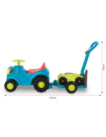 Tricycle Ecoiffier Trailer Tractor Extractor Trailer