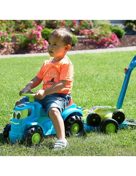 Tricycle Ecoiffier Trailer Tractor Extractor Trailer