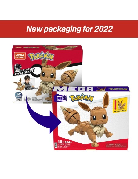 Construction set Pokémon Pokemon Eevee Giant Multicolour