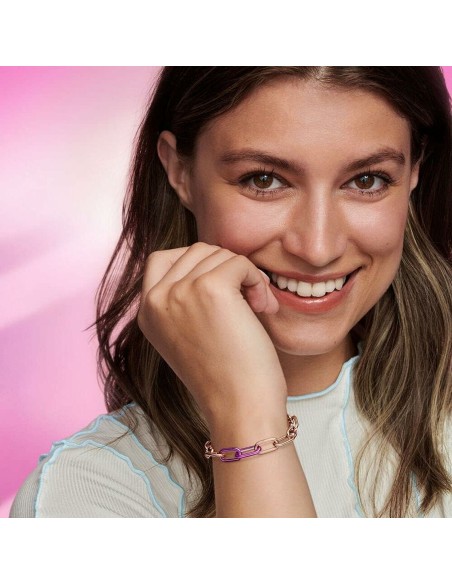 Ladies' Beads Pandora PURPLE DOUBLE LINK