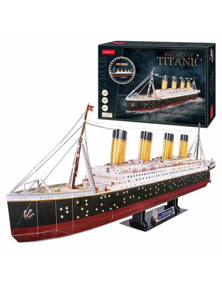 Child's Wooden Puzzle CubicFun Titanic 3D 266 Pieces