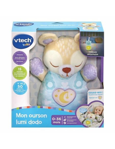 Soft toy with sounds Vtech Baby MON OURSON LUMI DODO