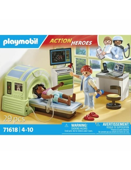 Playset Playmobil 71618 - Patient Medical Scanner 29 Pieces