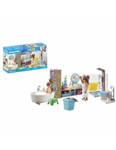 Playset Playmobil 71611 - Bathroom bathtub 55 Pieces