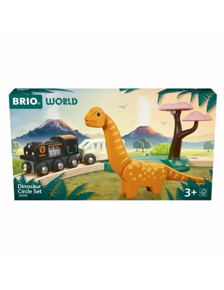 Train with Circuit Brio Dinosaur circle set