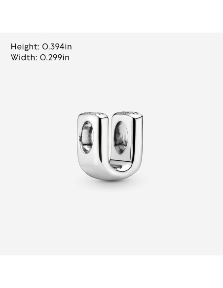 Ladies' Beads Pandora LETTER T SILVER Silver