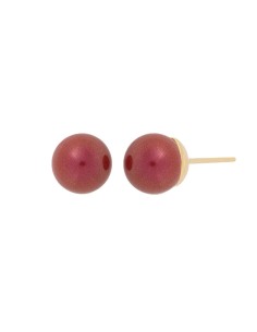 Ladies' Earrings Majorica 00324.04.1.E00.906.1 Red