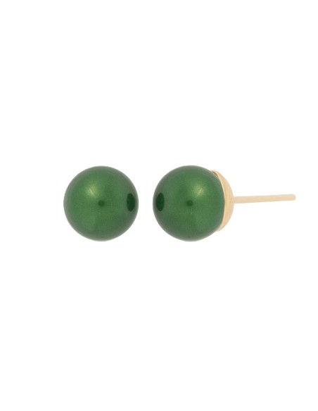 Ladies' Earrings Majorica 00324.14.1.E00.906.1 Green