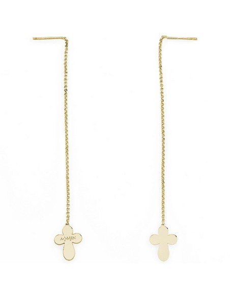 Ladies' Earrings Amen CROCE GOLD Sterling silver 925