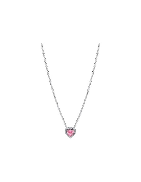 Ladies' Pendant Pandora 398425C02-45 Silver Pink