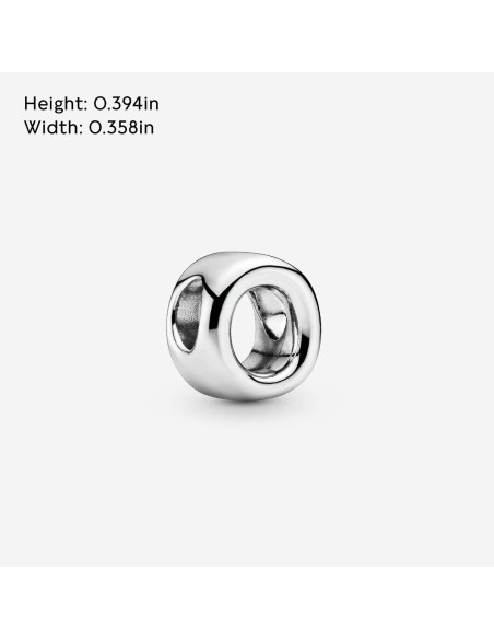 Ladies' Beads Pandora LETTER O SILVER Silver