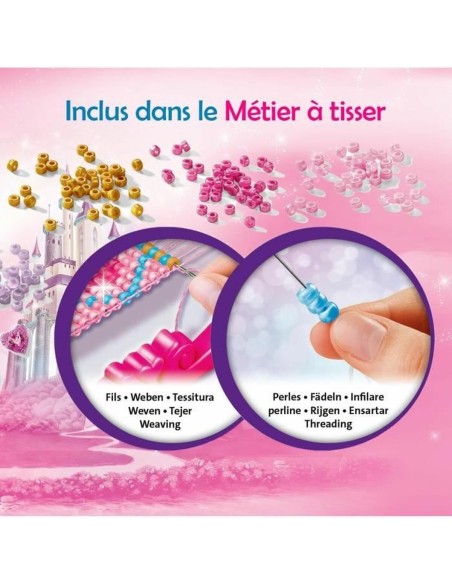 Bracelet and Necklace Making Kit Ravensburger Disney Princesses loom Fashion creation Plastic