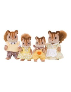 Set of Dolls   Sylvanian Families 4172 Family Ecureuil Roux