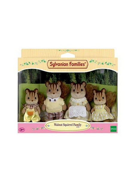 Set of Dolls   Sylvanian Families 4172 Family Ecureuil Roux
