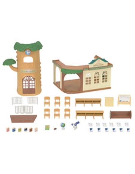 Playset Sylvanian Families School of the Forest 35 Pieces