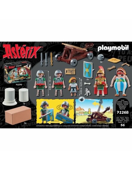 Playset Playmobil Astérix: Numerobis and the Battle of the Palace 71268 56 Pieces
