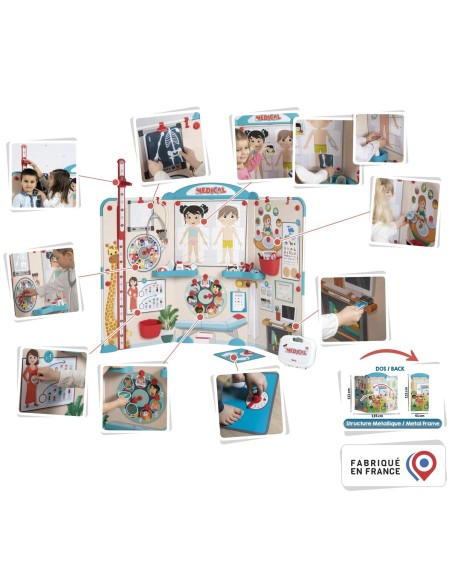 Toy Medical Case with Accessories Smoby Cabinet Medical