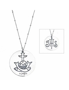 Ladies' Necklace Amen IHS - PANI&PESCI GRANDE 55MM