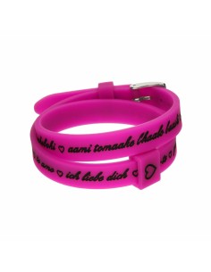 Ladies' Bracelet il mezzometro I LOVE YOU SILVER - BRACCIALE IN SILICONE/SILICONE BRACELET