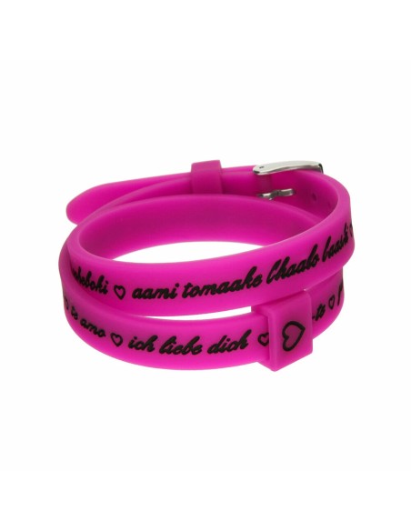 Ladies' Bracelet il mezzometro I LOVE YOU SILVER - BRACCIALE IN SILICONE/SILICONE BRACELET